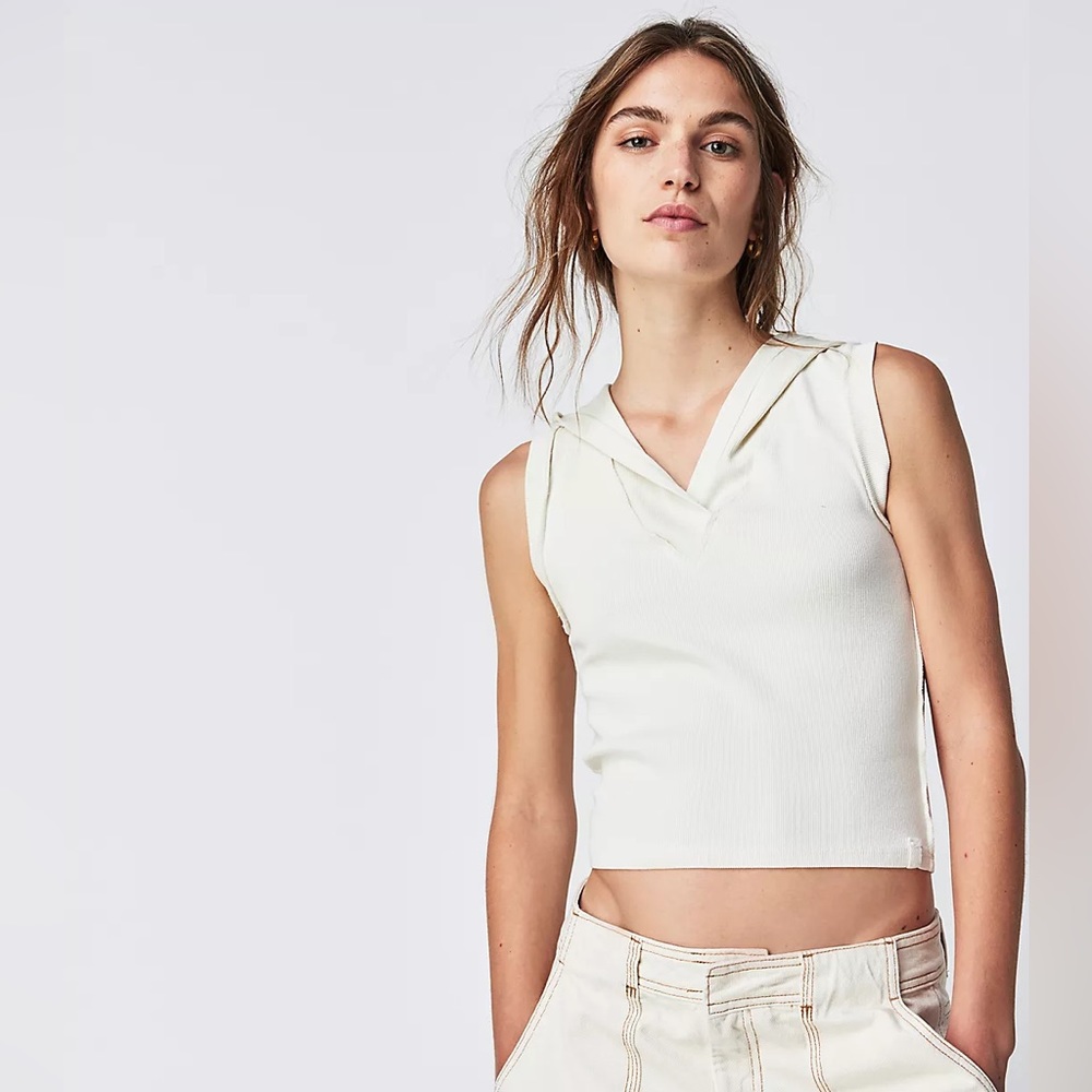 Free People Backstage Hoodie in Tea